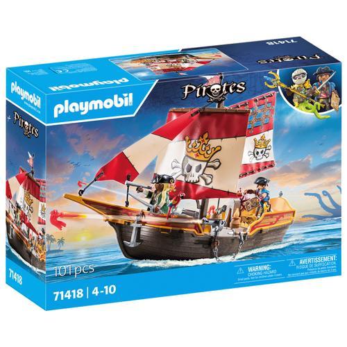 Playmobil Pirates 71418 - Chaloupe Des Pirates