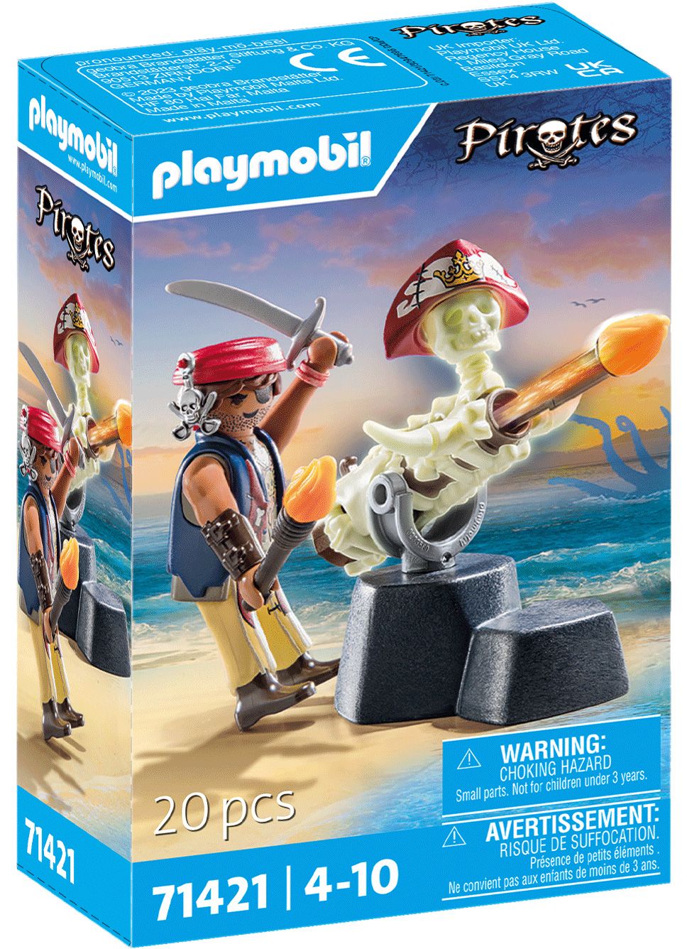 Playmobil Pirates 71421 - Canonnier Des Pirates