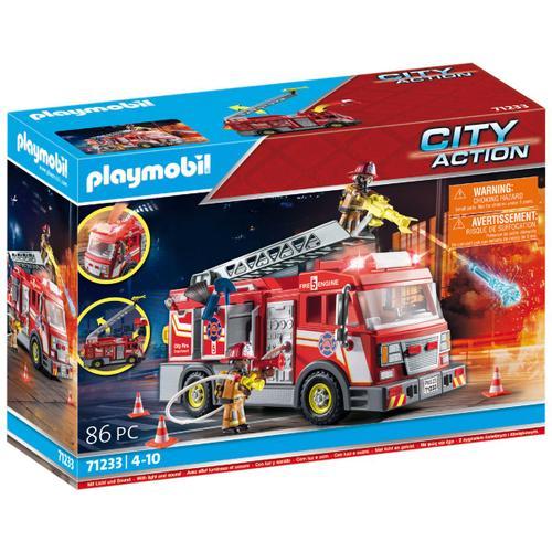 Playmobil City Action 71233 - Camion De Pompiers (Us)