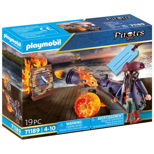 Playmobil Pirates 71189 - Set Cadeau Pirate Et Canon De Feu