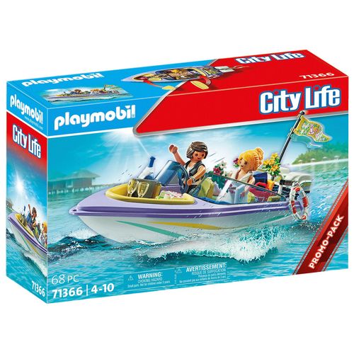 Playmobil City Life 71366 - Mariés Et Bateau - Promo Pack