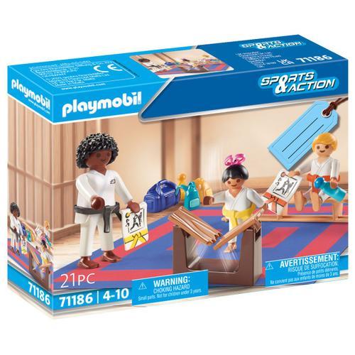 Playmobil Sports Et Action 71186 - Set Cadeau Entrainement De Karaté