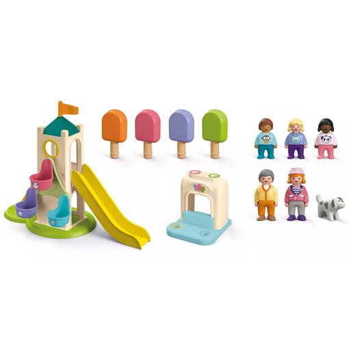 Playmobil Junior 71703 - Aire De Jeux Avec Toboggan G�ant - 2