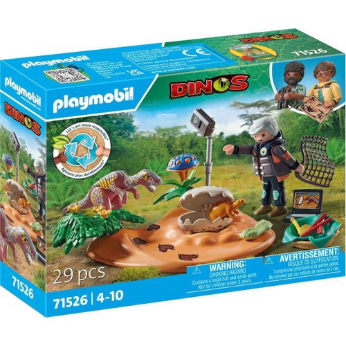 Playmobil Dinos 71526 - Stégosaure Et Voleur D'¿Uf