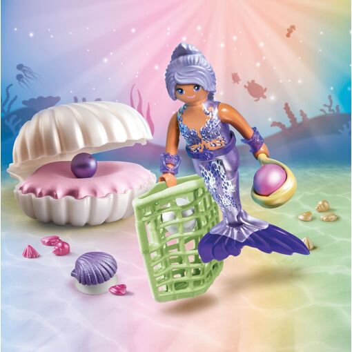 Playmobil Princess Magic 71502 - Sir�ne Avec Coquillage Et Perle - 3