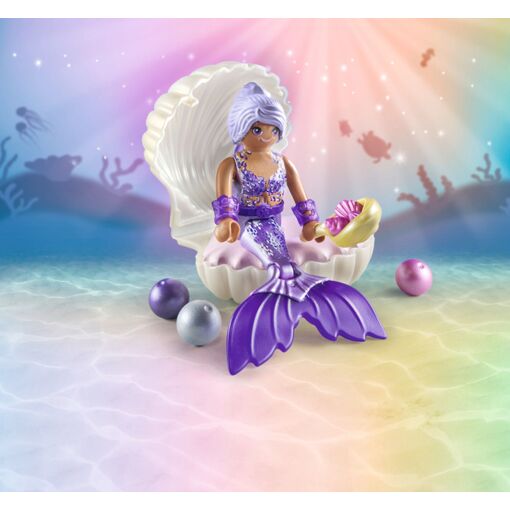 Playmobil Princess Magic 71502 - Sir�ne Avec Coquillage Et Perle - 4
