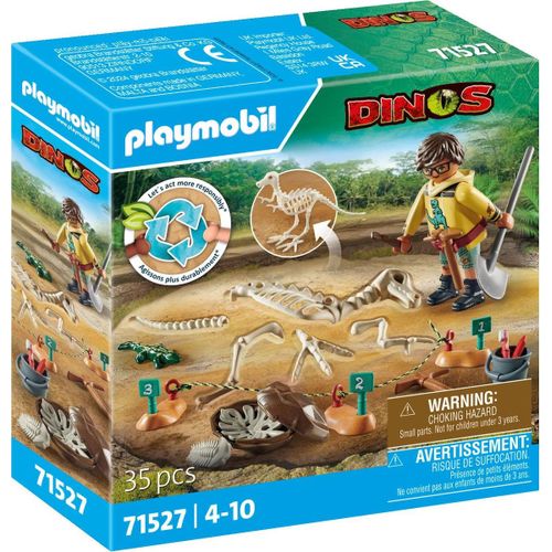 Playmobil Dinos 71527 - Site De Fouilles Avec Squelette De Dinosaure