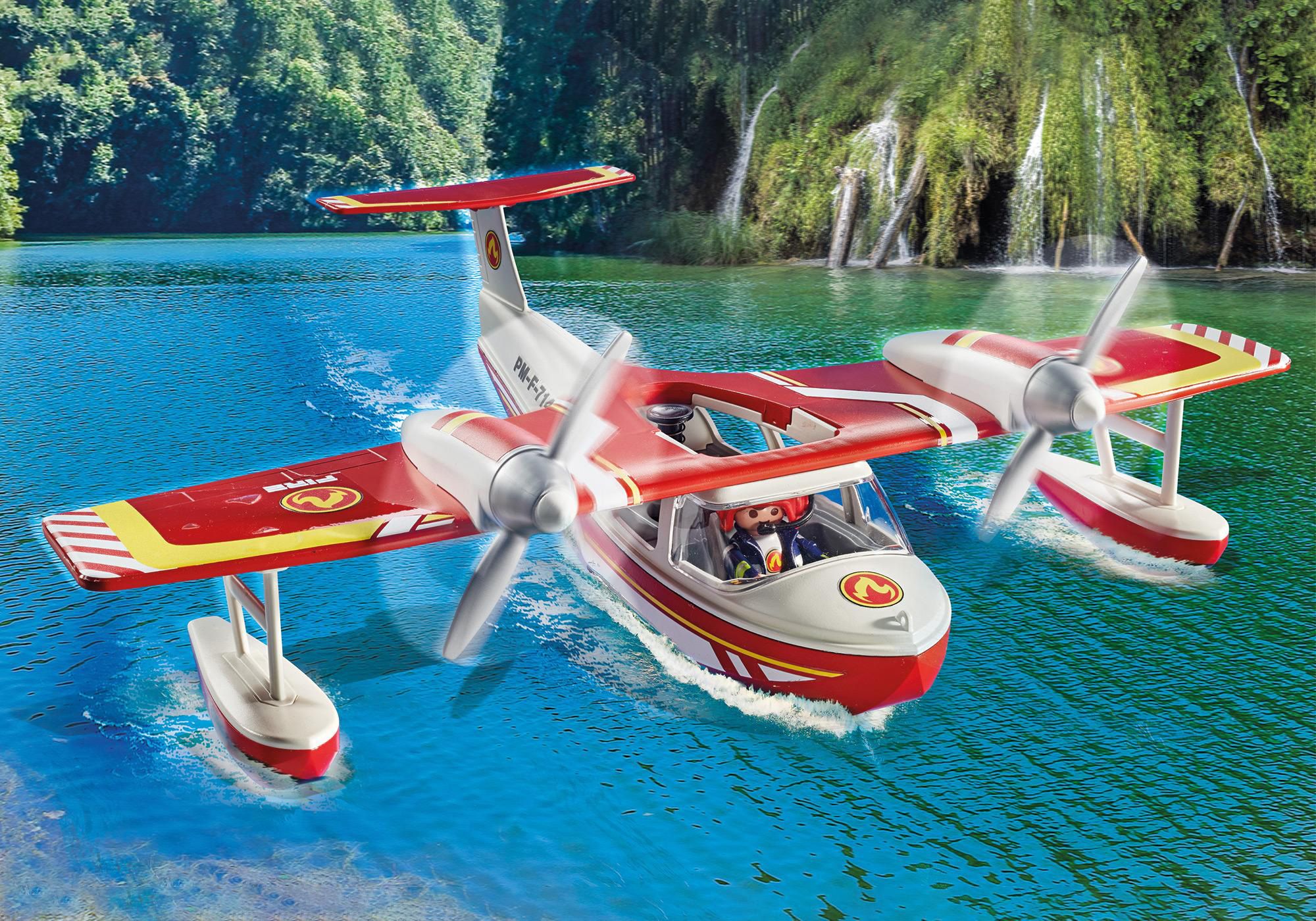 Playmobil Action Heroes 71463 - Hydravion Avec Pompier - 3