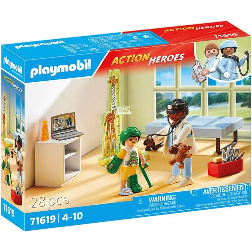Playmobil Action Heroes 71619 - Pédiatre Avec Enfant