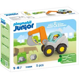Playmobil Junior 71684 - Pelleteuse
