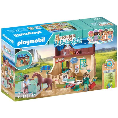 Playmobil Horses Of Waterfall 71352 - Vétérinaire Et Centre De Thérapie