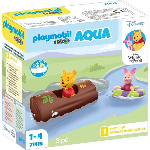 Playmobil 123 71415 - Disney : Winnie Et Porcinet Avec Tronc Aquatique