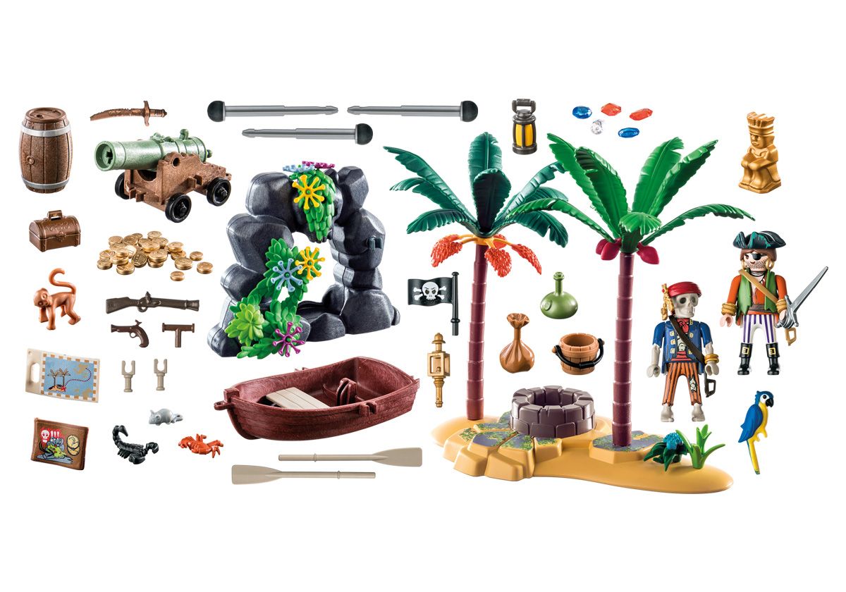 Playmobil Pirates 70962 - Il�t Des Pirates - Promo Pack - 3