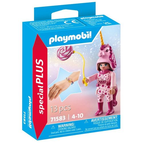 Playmobil Special Plus 71583 - Jeune Fille Avec Déguisement Licorne
