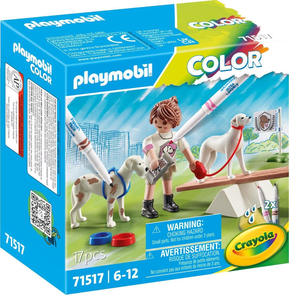 Playmobil Color 71517 - Playmobil Color : Educatrice Avec Chiens