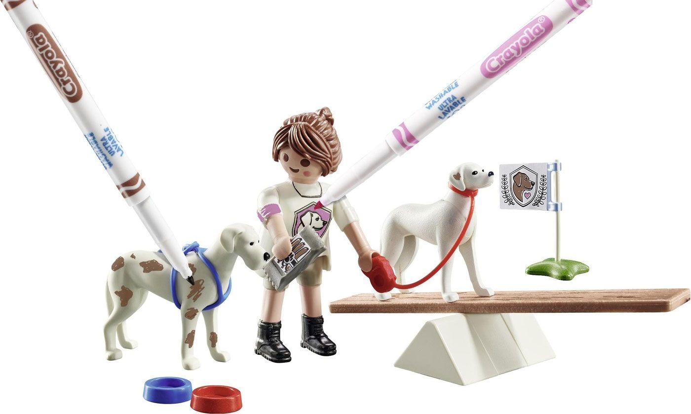 Playmobil Color 71517 - Playmobil Color : Educatrice Avec Chiens - 2