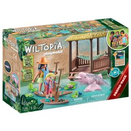 Playmobil Wiltopia 71143 - Paddles Et Dauphins Roses