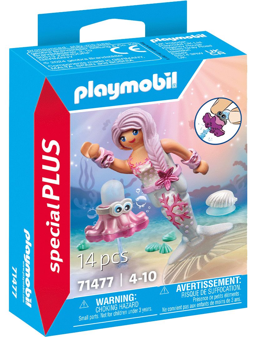 Playmobil Special Plus 71477 - Sirne Avec Pieuvre