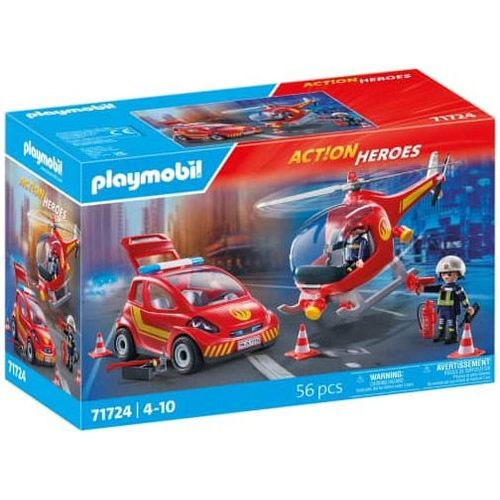 Playmobil Action Heroes 71724 - Brigade De Pompiers