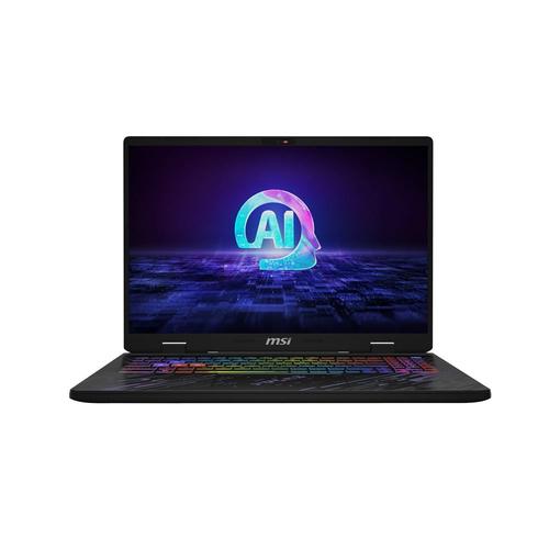 MSI Pulse 16 AI C1VFKG-075FR Intel Core Ultra 9 185H Ordinateur portable 40,6 cm (16") Quad HD+ 16 Go DDR5-SDRAM 1 To SSD NVIDIA GeForce RTX 4060 Wi-Fi 6E (802.11ax) Windows 11 Home Noir