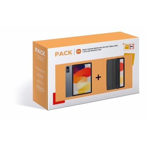 PACK TABLETTE TACTILE XIAOMI REDMI PAD SE 11" WIFI 128 GO NOIR + ETUI DE PROTECTION