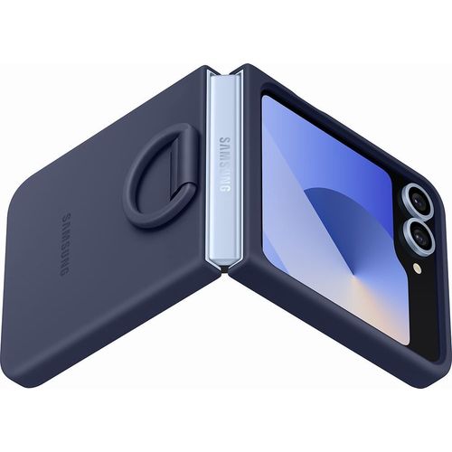 Samsung Original Coque En Silicone Ring Galaxy Z Flip 6 Navy