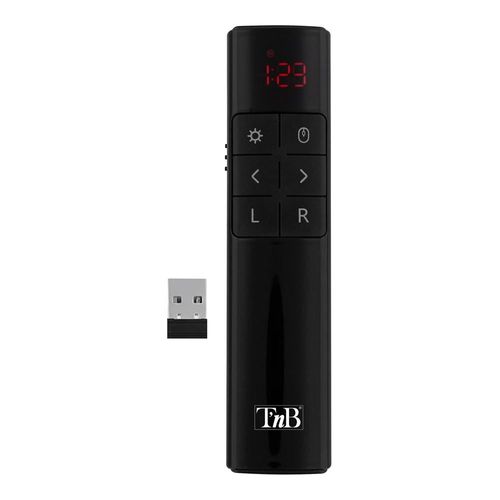 Autres accessoires informatiques Tnb Airmouse2 Laser de presentation et souris gyroscopique - noir