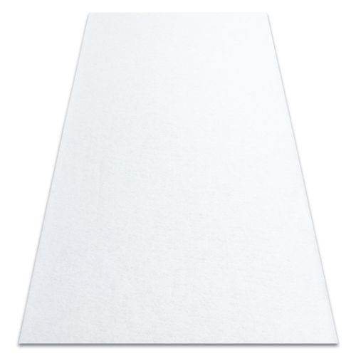 200x200 Cm Tapis Antidérapant Rumba 1950 Couleur Unique Blanc