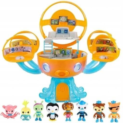 Ensemble Des Octonautes 8 Pcs Figures Base Jouet - 3
