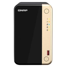 QNAP TS-264 - Serveur NAS - 2 Baies - SATA 6Gb/s - RAID 0, 1, 5, 6, 10, 50, JBOD, 60 - RAM 8 Go - 2.5 Gigabit Ethernet - iSCSI support