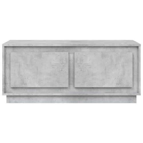 Vidaxl Table Basse Gris Béton 102x50x44 Cm Bois D'ingénierie