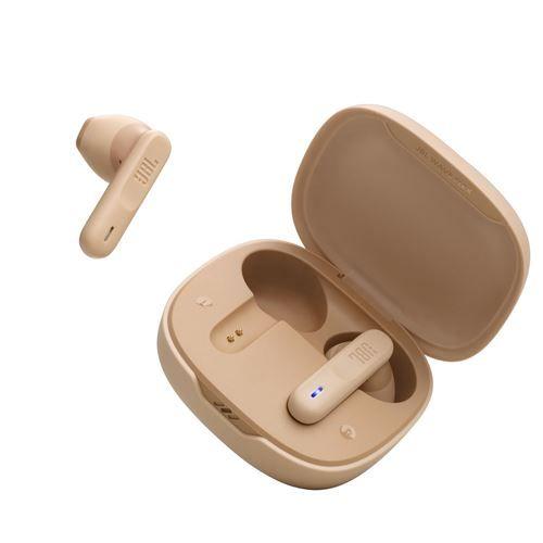 JBL Wave Flex - Écouteurs sans fil avec micro - intra-auriculaire - Bluetooth - beige