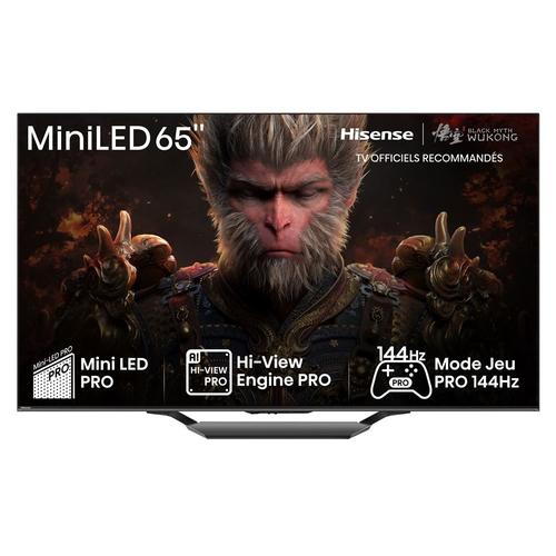 TV Mini LED QLED Hisense 65U79NQ 164 cm 4K UHD 2024 Gris anthracite