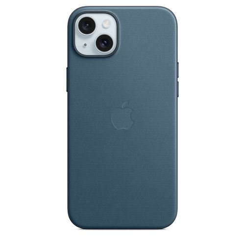 Apple - Coque De Protection Pour Téléphone Portable - Compatibilité Avec Magsafe - Microvolume - Bleu Pacifique - Pour Iphone 15 Plus