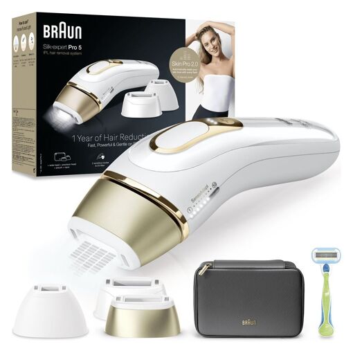 Epilation semi-d&eacute;finitive Braun Appareil a Lumi&egrave;re Puls&eacute;e SilkExpertPro 5 PL5242