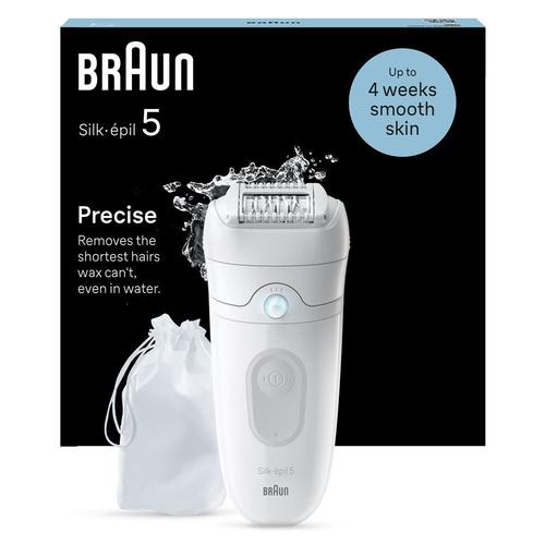 Epilateur Électrique Braun Epilateur Silk Epil 5 Se5-011 Blanc - Gris