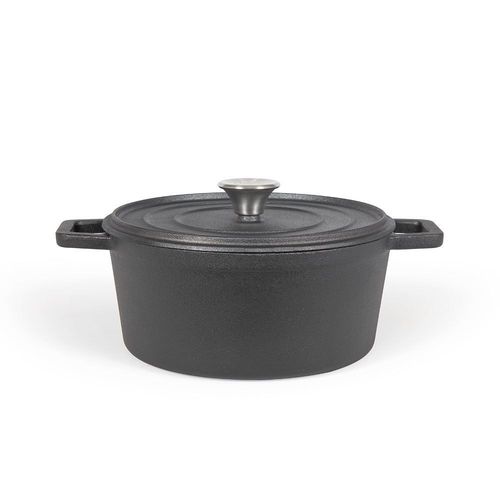 Livoo - Cocotte Ronde 24cm 4l Noir Mep139