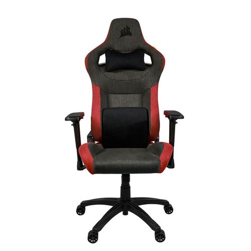 Chaise Gaming Corsair T3 Rush (2023) - Gris / Rouge