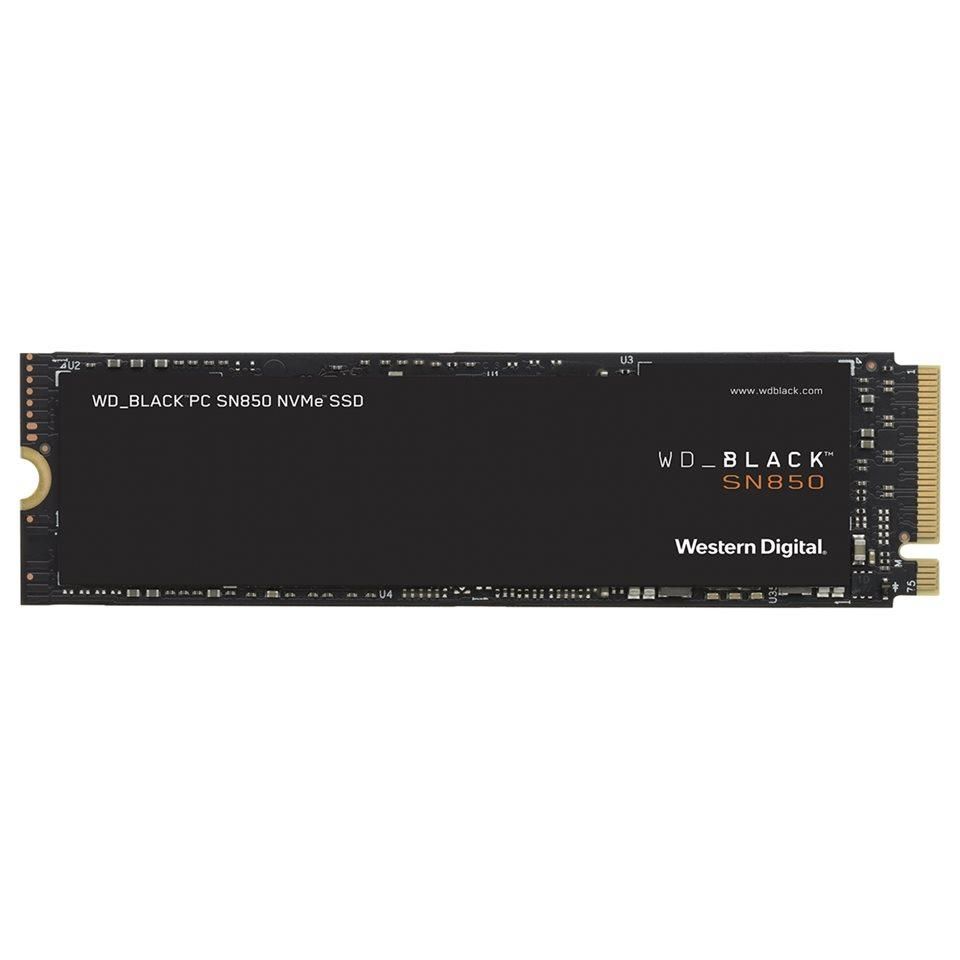 WD Black SN850 NVMe SSD WDS100T1X0E - SSD - 1 To - interne - M.2 2280 - PCIe 4.0 x4 (NVMe)