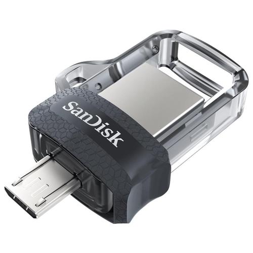 SanDisk Ultra Dual - Clé USB - 128 Go - USB 3.0 / micro USB