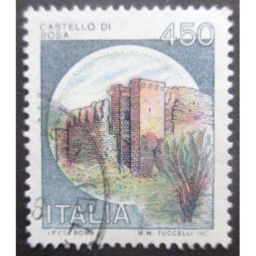 Italie N°1450 Chateau Oblitéré