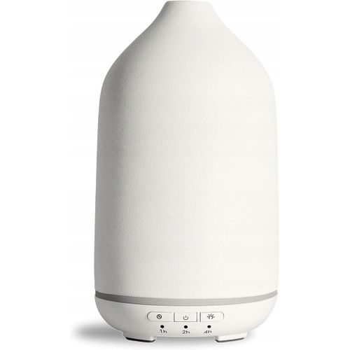 Humidificateur diffuseur d'arômes en céramique, blanc