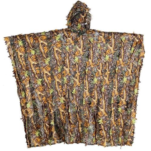 Costume De Chasse En Plein Air 3d Vêtements De Jungle Cape Poncho Feuilles Bioniques Robe De Camouflage À Capuche Costumes Pour La Photographie De Tireur Embusqué