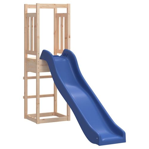 Vidaxl Maisonnette De Jeu Avec Toboggan Bois Massif De Pin