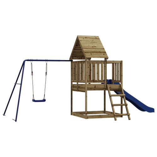 Vidaxl Aire De Jeux D'extérieur Bois De Pin Imprégné