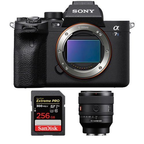 Sony Alpha A7S III Boîtier + FE 50mm f1.4 GM + SanDisk 256 Go Extreme Pro SDXC UHS-II U3 V90 300 Mo/s