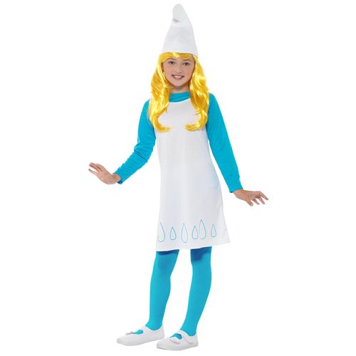 Déguisement De Schtroumpfette Fille - Taille: 7 À 9 Ans
