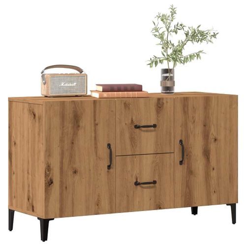 Vidaxl Buffet Chêne Artisanal 100x36x60 Cm Bois D'ingénierie