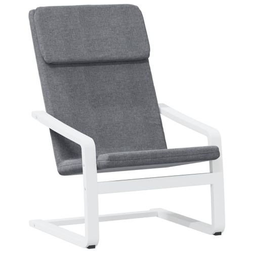 Vidaxl Chaise De Relaxation Gris Foncé Tissu