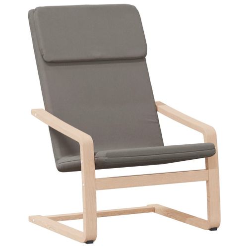 Vidaxl Chaise De Relaxation Taupe Tissu